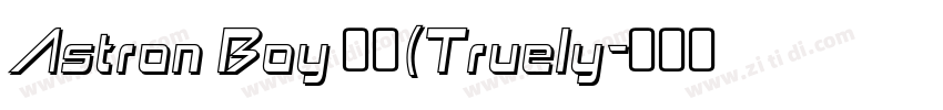 Astron Boy 常规(Truely字体转换